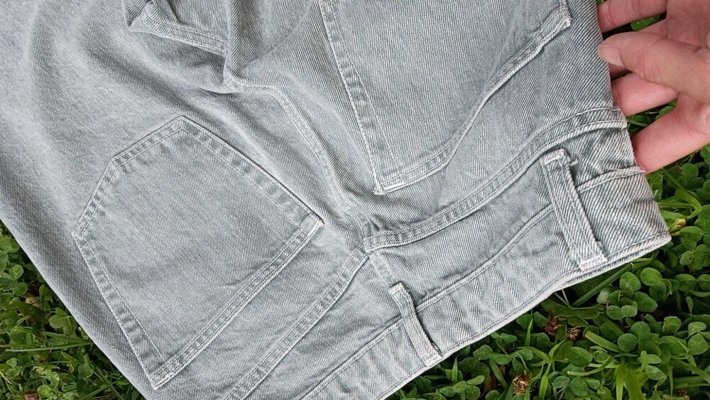 Topshop Barrel Leg Jeans Size 28 Light Wash High Rise Tapered Denim NWOT - Picture 3 of 14
